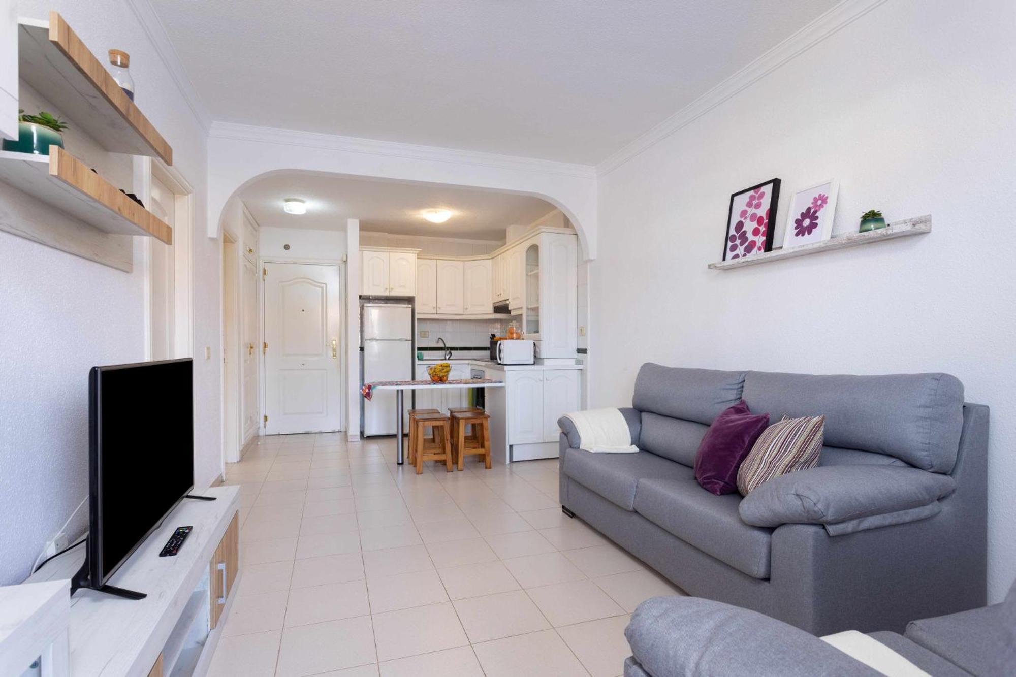 Ferienwohnung Agradable Piso Con Piscina & Playa Terraza Y Wifi Costa Del Silencio Exterior foto